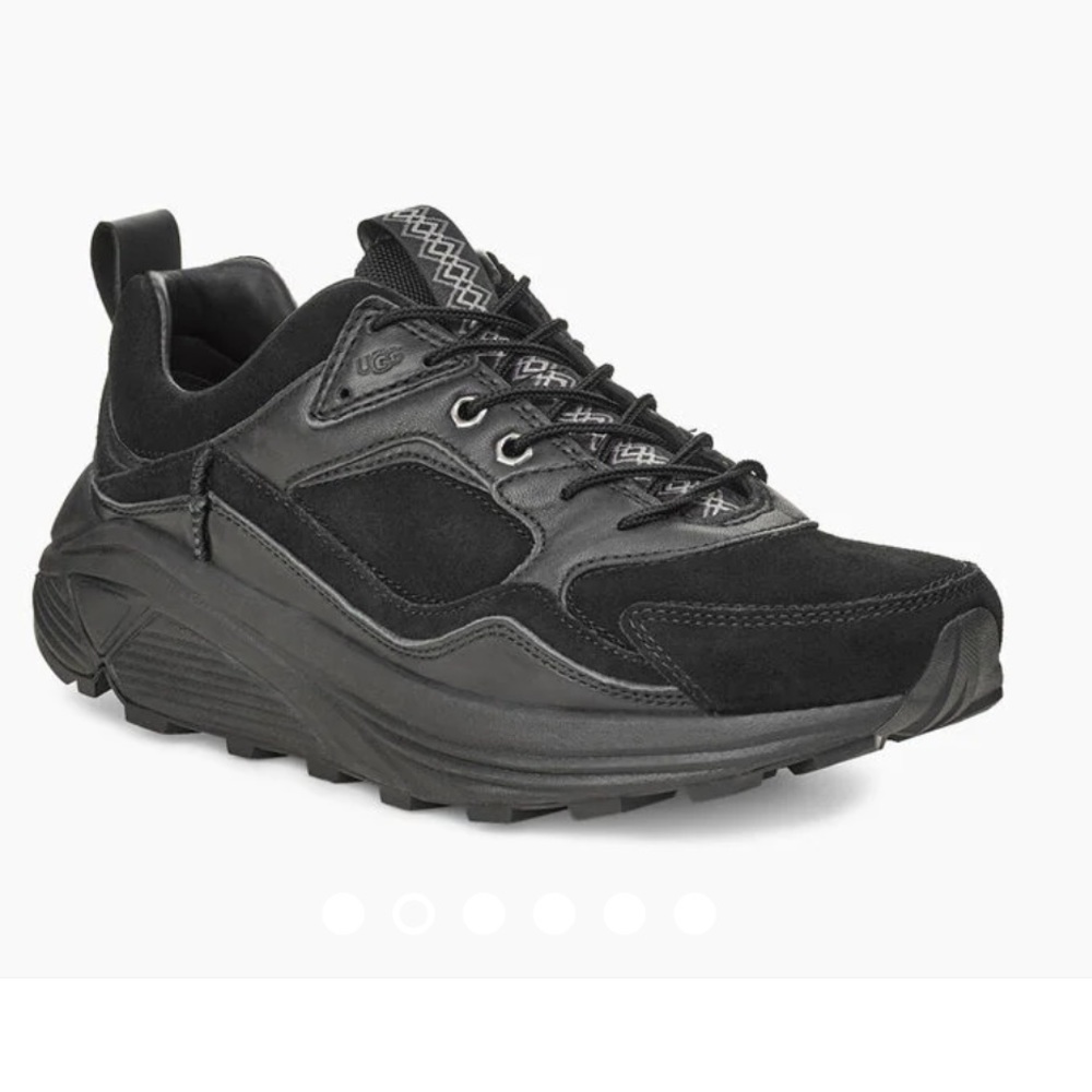 MENS UGG MIWO TRAINER LOW BLACK #7.5